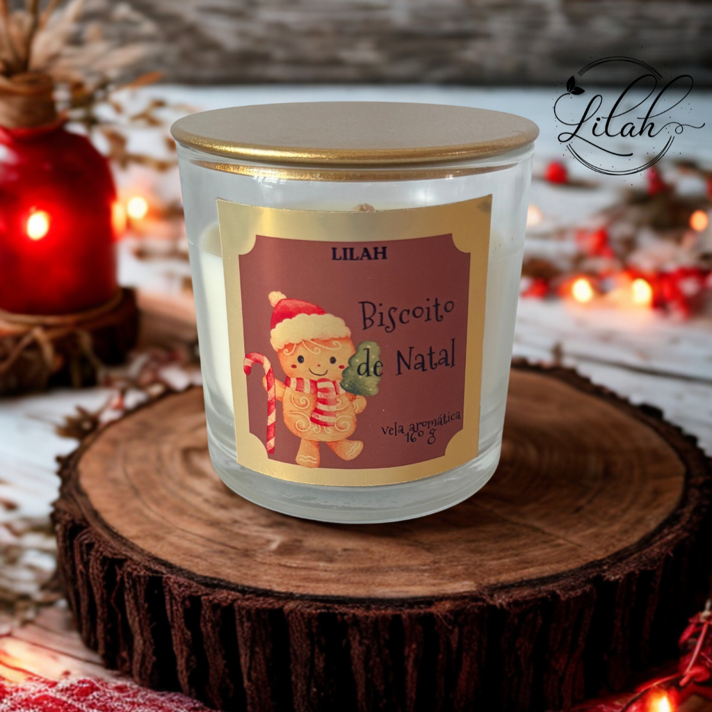 Vela Biscoito de Natal