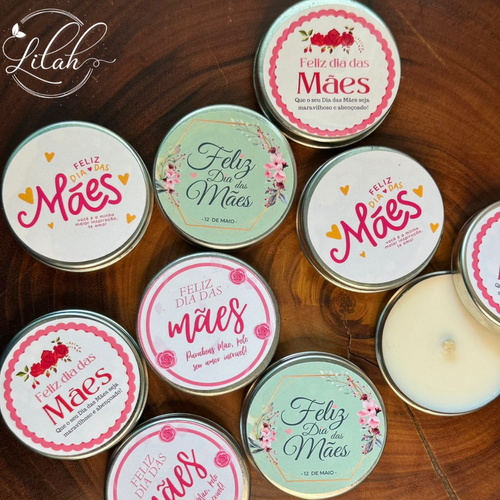 Mini vela latinha 20g - Personalize!