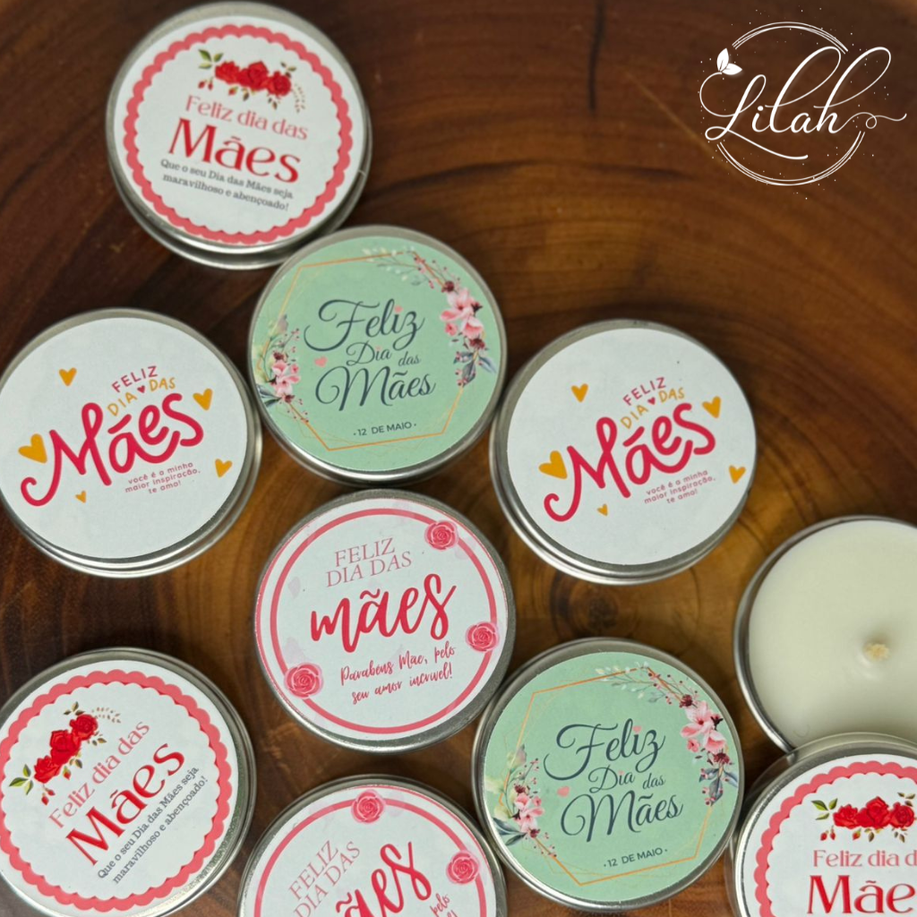 Mini vela latinha 20g - Personalize!