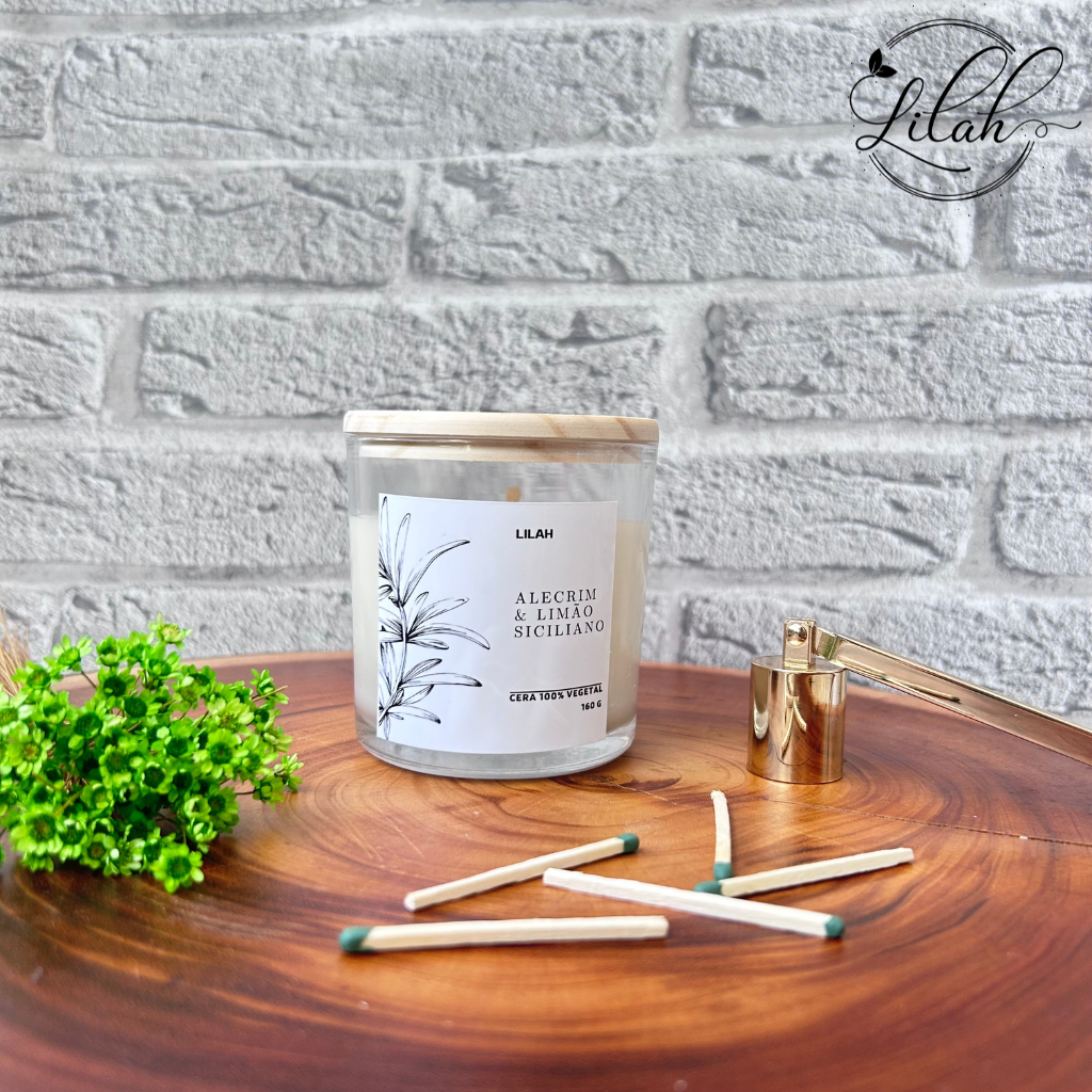 Vela Alecrim & Limão Siciliano