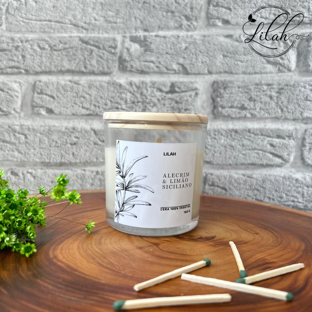 Vela Alecrim & Limão Siciliano
