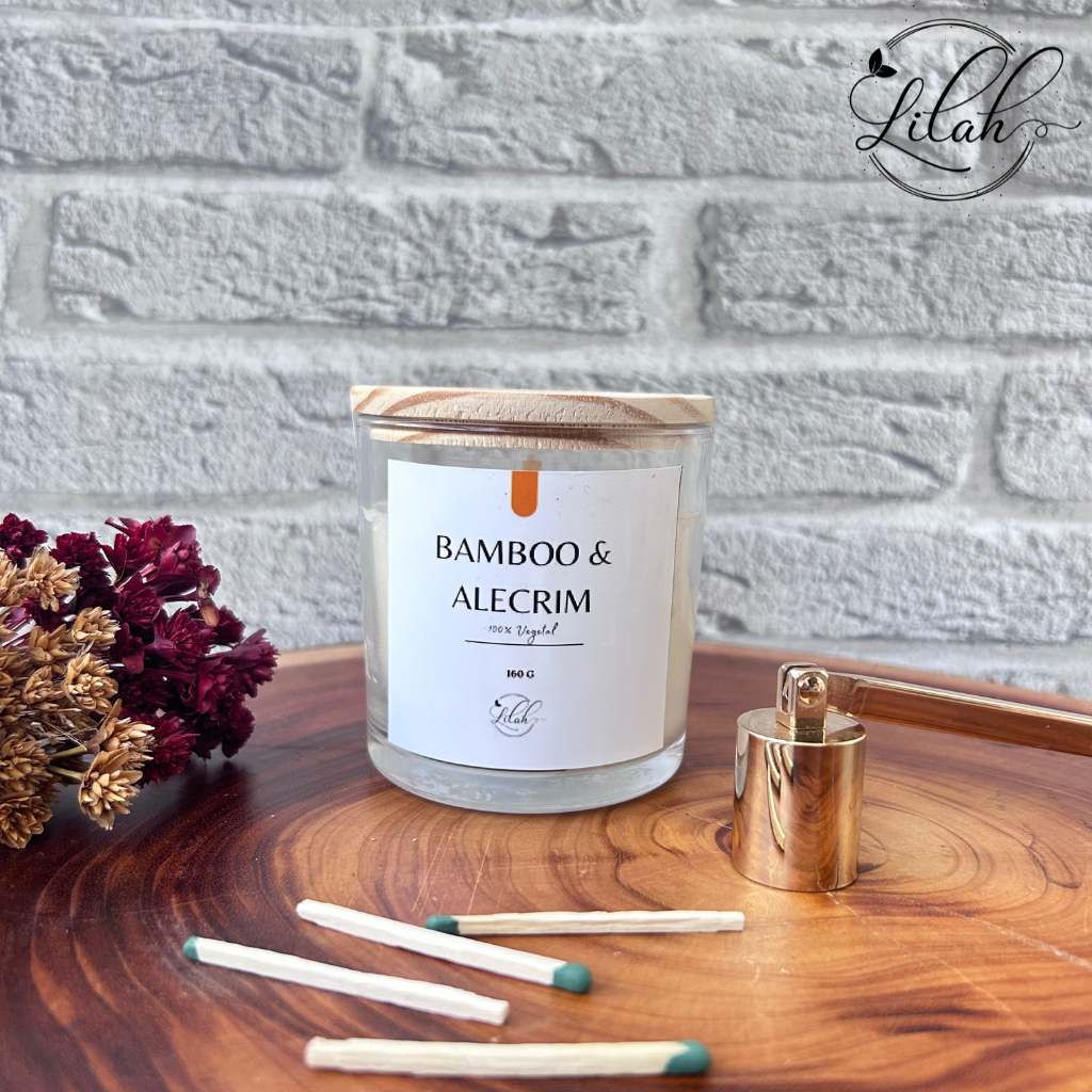 Vela Bamboo & Alecrim