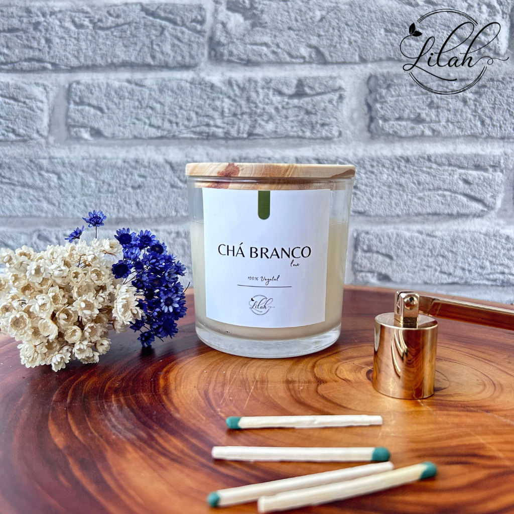 Vela Chá Branco