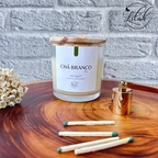 Vela Chá Branco