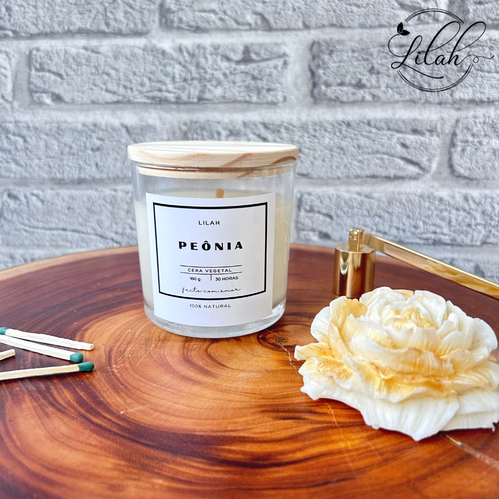 Vela Peônia