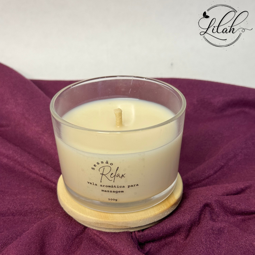 Vela Massagem Sessão Relax