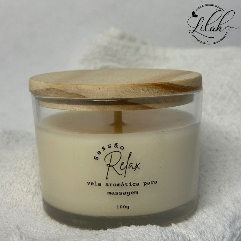 Vela Massagem Sessão Relax