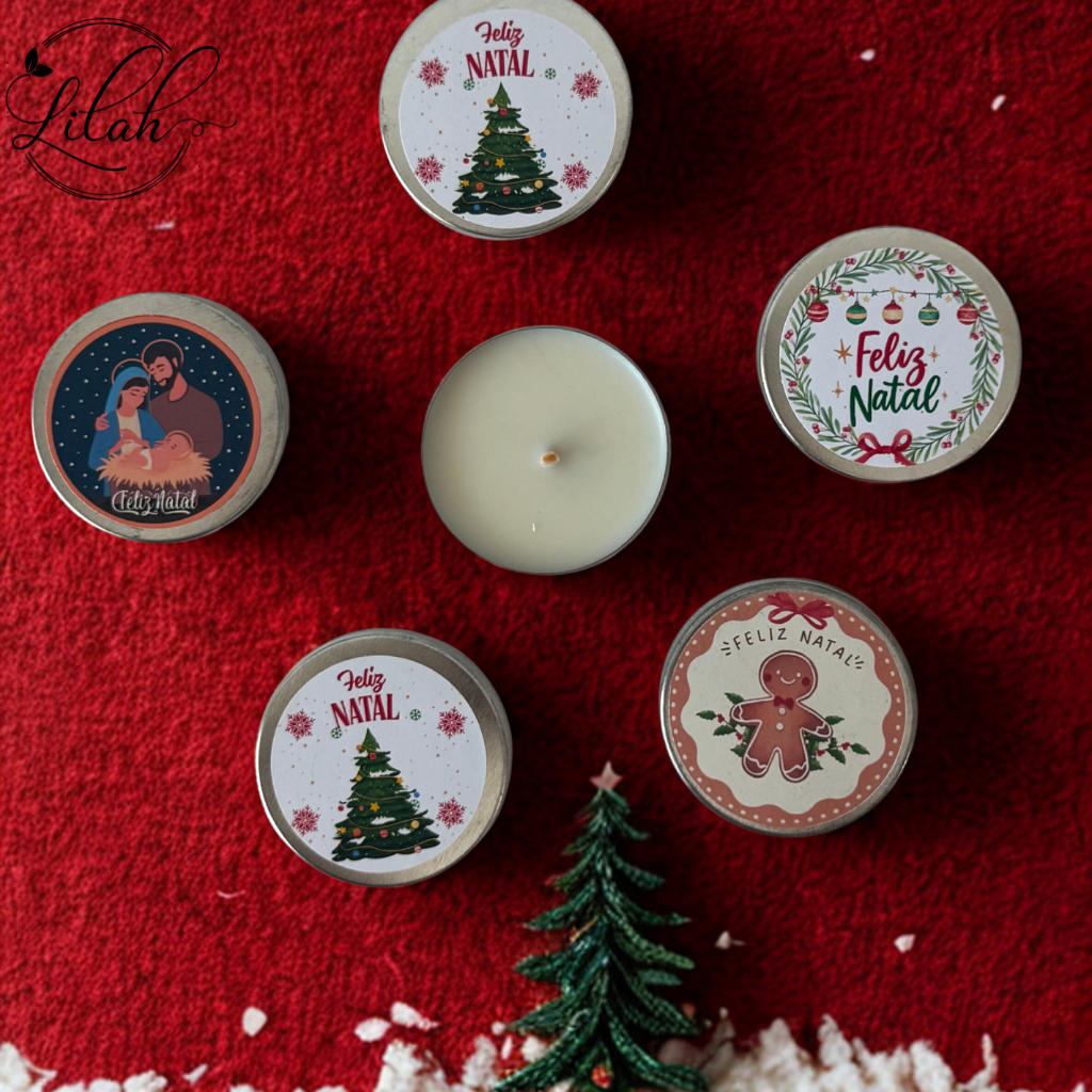 Mini Vela Surpresa na latinha 20g