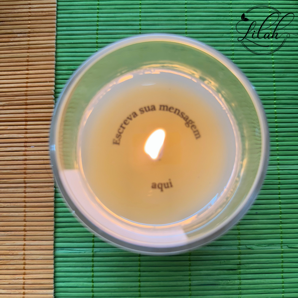 Vela Mensagem - Personalize!