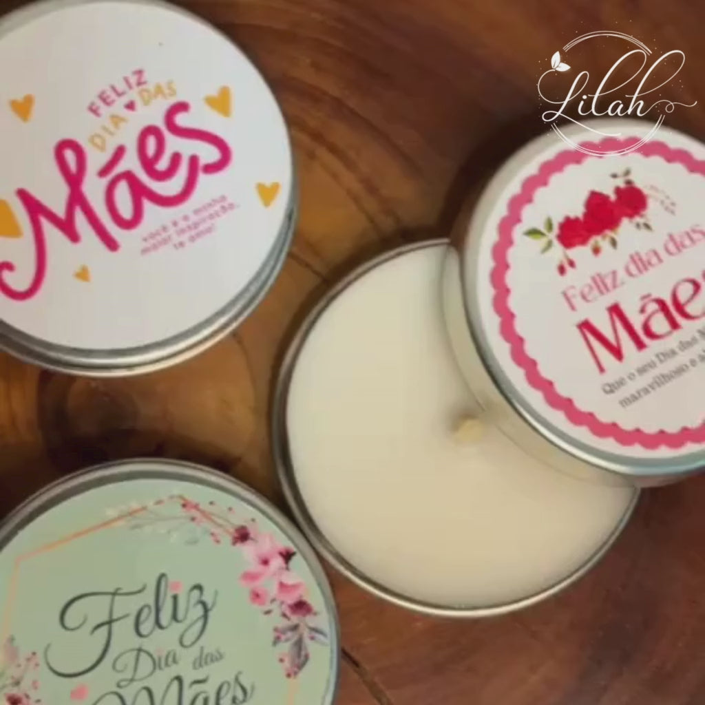 Mini vela latinha 20g - Personalize!