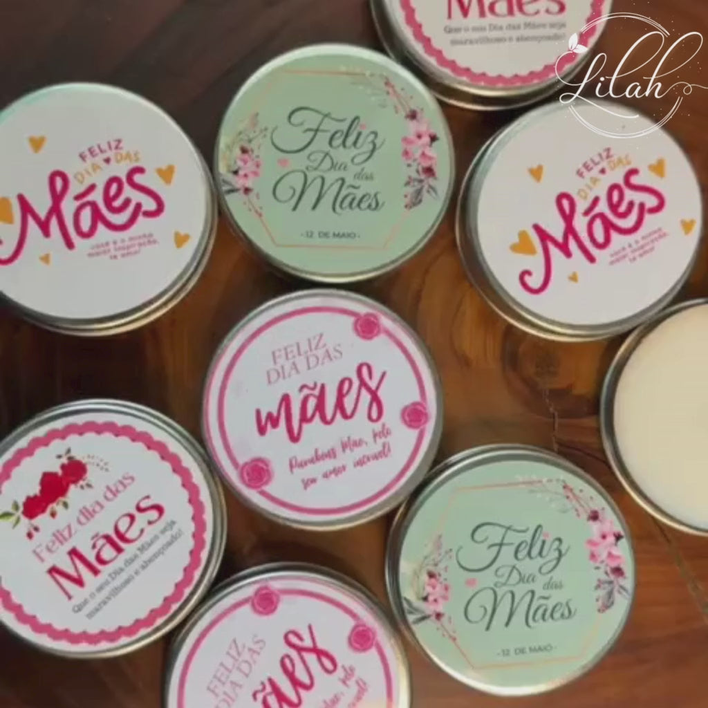 Mini vela latinha 20g - Personalize!